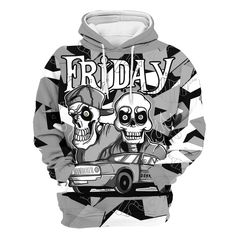 Brand Dunkare Black Wolf Grey 12s Shirt Friday Funny Retro All Over Print Unisex Hoodie Hip Hop Halloween Hoodie Top, Casual Halloween Hoodie With Adjustable Hood, Thunder 4s, Friday Funny, Friday Humor, Black Wolf, All Over Print, Unisex Hoodies, Sweatshirts Hoodie