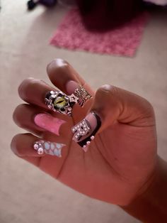 Pink Ombre Nails, Exotic Nails