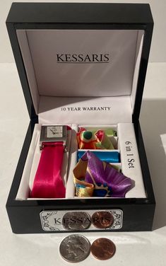 Vintage Kessaris Watch, Very Colorful Assorted Bands, Fashion, Time, Clock, Accessory, Quality, Nice, In Box. Multicolor Analog Watches For Gift, Multicolor Analog Watches As Gift, Gift Multicolor Analog Watches, Elegant Multicolor Watches For Gifts, Elegant Multicolor Watches As Gifts, Time Clock, Vintage Bracelets, Wrist Watches, Womens Watches