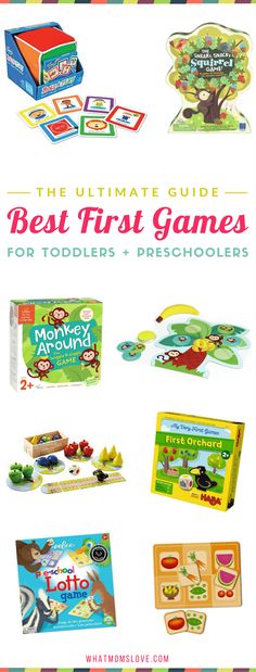 the ultimate guide to best first games for toddlers and preschoolers with free printables