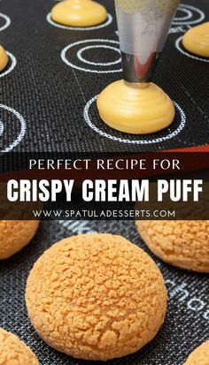 the perfect recipe for crispy cream puffs