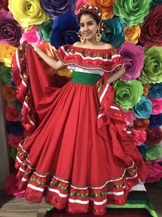 Mexican dress with top Handmade skirt Frida Kahlo style-womans mexican boho coco theme party day of the dead costume 100cm Mexican Girl Outfit, Mexican Fiesta Dresses, Jalisco Dress, Folklorico Dresses, Mexico Dress, Mexican Skirts, Mexican Clothing, Traditional Mexican Dress, Frida Kahlo Style