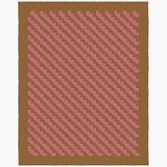 a brown and pink square with squares on it