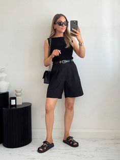 missy_elz on LTK Chunky Black Sandals Outfit, Black Chunky Sandals Outfit, Missy Elz, Chunky Sandals Outfit, Chunky Black Sandals, Dark Skirts, Athleisure Trend, Sandals Outfit, Chunky Sandals