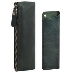 PRICES MAY VARY. DURABLE AND LONG-LASTING -- Made of full genuine leather with strong stitching, these pen cases are built to last. They provide superior protection for your pens, pencils, markers, and other items, ensuring they stay safe and secure. PERFECT FOR ORGANIZATION -- With two classic design pen cases, you can easily organize your everyday essentials. These cases are small but have a larger capacity, making them ideal for use at home, in the office, or on the go. VERSATILE AND MULTI-FU Fountain Pen Drawing, Bag For School, Pen Drawings, Desk Supplies, Travel Organizer, Office Travel, Stationery Store, Pens Pencils, Travel Organization