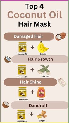 How To Make Coconut Oil At Home For Hair, Coconut Oil Beauty Hacks, Hair Mask For Rough Hair, What To Use Coconut Oil For, Hair Care Coconut Oil, Hair Mask At Home For Hair Growth, Best Coconut Oil For Hair, How To Use Coconut Oil For Skin, What Does Coconut Oil Do For Hair