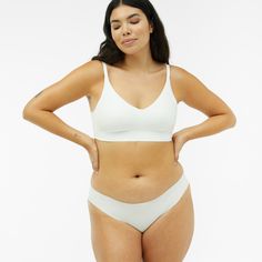 In every way, shape, and form, our buttery-soft bikini is the epitome of seamless. Flexible spandex allows for stretch but always snaps back into place, while nylon ensures durability and everyday wearability. Who knew so many people longed for high-quality underwear at a reasonable price? (Everyone.) Minimal Stretch No-show Bra, Solid Seamless Low-cut Nursing Bra, Solid Color No-show Bra With Minimal Stretch, Seamless Minimal Stretch No-show Bra, Stretch Nursing Bra With Smoothing Detail, Everyday Bra-friendly Intimate Briefs, Everyday No-show Seamless Bra, Everyday Seamless No-show Bra, Micro-elastic No-show Smoothing Bra