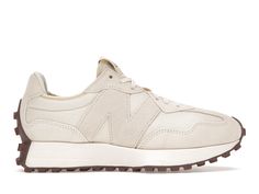 New Balance 327 Angora (W) - WS327FB Men Aesthetic, Sporty Shoes, Work Shoes Women, New Balance 327, Shoes Ideas, Balance Sneakers, Dad Shoes, White Sneakers Women, Shoe Inspo