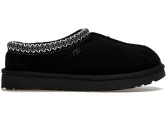 UGG Tasman Slipper Black (Women's) - 5955-BLK - US Ugg Sneakers, Pretty Sneakers, Ugg Tasman Slippers, Black Uggs, Ugg Tasman, Suede Slippers, Ugg Slippers, Black Shoes Women, Shoe Company