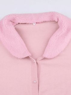 ⚡️Free Shipping 2023 Pink Fuzzy Collar Button Front Cardigan Pink S under $42.00 in Sweaters at AnotherChill.com Online. Style: Casual/Street/Preppy/Sweet/Vintage/Y2K. Fabric Content: Nylon. Fit Type: Slim fit. Neckline: Turndown Collar. Sleeve Length: Long Sleeve. : Upgraded some gentle-vibe knitwears on cold seasons, this lovable cardigan must be a perfect option. It has a slightly cropped length, features a fuzzy neck style, with classic ribbed trims, and faux pearl button fasten design.. ✓20 Y2k Fabric, Street Preppy, Cardigan Pink, Button Front Cardigan, Pink M, Hooded Cardigan, Turndown Collar, Sleeve Designs, Knit Cardigan