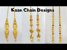 Kaan Chain, Gold Bangles For Women, Choker Designs, Ear Chain, Hair Chains, Gold Bride Jewelry, Gold Ring Designs, Trendy Blouse Designs