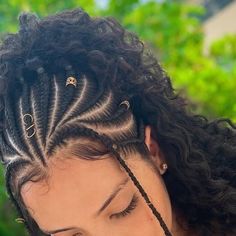 Curly Braided Hairstyles, Mixed Curly Hair, Feed In Braids Hairstyles, Braided Cornrow Hairstyles, Quick Braided Hairstyles, Braided Hairstyles For Teens, Curly Hair Styles Easy, Natural Curls Hairstyles, Pretty Braided Hairstyles