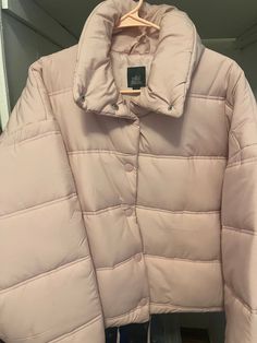 Baby pink jacket Baby Pink Jacket, Baby Rosa, Womens Jackets, Pink Jacket, Quilt Sizes, Wild Fable, Baby Pink, Down Jacket, Jackets & Coats