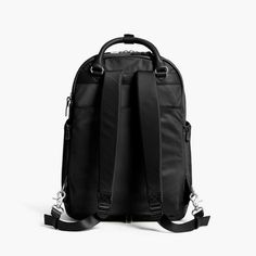 Stylish Business Backpack for Women - The Rowledge – Lo & Sons Used Saddles, Suitcase Handle, Business Backpack, Backpack For Women, Duffel Bag Backpack, Gunmetal Grey, Navy Gold, Work Travel, Laptop Backpack