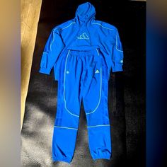 Blue Color With Neon Tones Large Men's Size Casual Adidas Outdoor Pants, Blue Adidas Bottoms With Pockets, Blue Sportswear Pants For Streetwear, Blue Sporty Outdoor Pants, Blue Athleisure Pants For Outdoor, Blue Adidas Streetwear Pants, Adidas Blue Streetwear Pants, Adidas Golf Shoes, Adidas Beanie