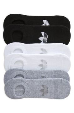 Soft and stretchy, these socks knit with recycled fibers feature targeted breathability zones for comfort and a profile that stays low and out of your way. Pack of six assorted pairs Recycled polyester/latex/spandex Machine wash, tumble dry Imported Gray No-show Comfortable Socks, Comfortable Gray No-show Socks, Casual Non-slip Gray Socks, Casual Gray Non-slip Socks, Casual Lightweight White Socks, Casual White Lightweight Socks, Comfortable Non-slip Gray Socks, Comfortable Lightweight Gray Socks, Casual Gray Breathable Socks