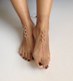 Fast shipping will be made for $ 50 shopping. It will reach you in 7 days. please browse my shop: https://www.etsy.com/shop/MiaJewelryStudio ready to ship. It's easy and beautiful summer jewelry for the feet. They look very elegant on your feet and high light the beauty of your ankles. In them you need to pay attention and you'll feel the queen of the beach! It is always a great time to fancy up your feet! Wear Barefoot Sandals on the beach pool, at home, at weddings party or at yoga class. Plea Cheap Open Toe Barefoot Sandals For Women, Foot Jewelry Beach Wedding, Barefoot Sandals Wedding, Beach Wedding Accessories, Crochet Barefoot Sandals, Crystal Stone Jewelry, Barefoot Sandal, Crochet Sandals, Brown Jewelry