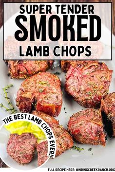 the best tender smoked lamb chops recipe