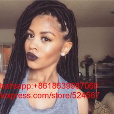 http://www.aliexpress.com/store/product/20-Ombre-Color-Faux-Locs-Crochet-Braids-Pre-Braided-Synthetic-Soft-Dreadlocks-Braids-in-Hair-Extensions/524567_32700201591.html Foxlocs Braids, Carpet Video, Faux Dreadlocks, African American Braided Hairstyles, Marley Twists, Stranger Things 4, Crochet Braids Hairstyles, Hair 2018, Women's Hairstyles