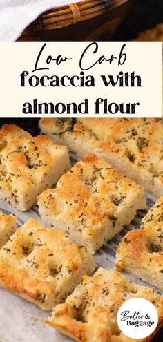 Focaccia with Almond Flour Rosemary Focaccia, Low Carb Low Fat Recipes, Focaccia Recipe, Grain Bread, Boiled Egg Diet Plan, Keto Vegan, Boiled Egg Diet, Low Carb Low Sugar