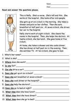 the nurse worksheet with answers