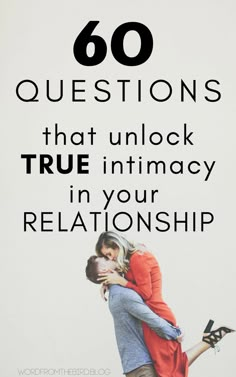 60 Questions that Unlock True Intimacy in Your Relationship // World From The Bird -- #love #relationship #marriage #husbands #wives #boyfriend #girlfriend #dating Marriage Intimacy, Intimate Questions, Fun Questions, Fun Questions To Ask, Relationship Challenge, Relationship Questions, Healthy Relationship Tips