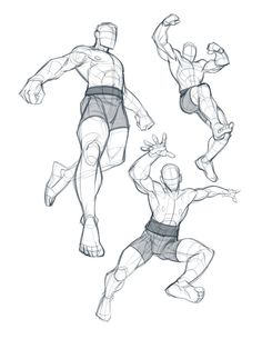 Male Action Poses Drawing Reference, Human Anatomy Drawing, Human Figure Drawing, Human Anatomy Art, Anatomy Sketches, 캐릭터 드로잉, Arte Sketchbook