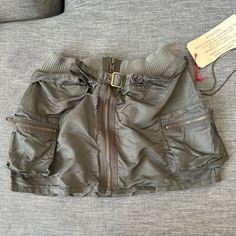 This Is New With Tag , Little Wrinkled Due To How It Was Kept But Never Worn. Rare Piece Now See Photos For Details Size M On Tag But Runs Smaller Skirts Vintage, Cargo Mini Skirt, Da Nang, See Photo, Vintage Y2k, Mini Skirt, Womens Skirt, Mini Skirts, Running