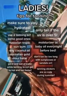 How To Make Tanning Oil, How To Get A Good Tan Natural, How To Tan Without Burning, How To Get A Good Tan, Tanning Tips For Pale People, Tanning With Coconut Oil, Tan Tips In The Sun, Tanning Tips In The Sun Natural, How To Tan Faster In The Sun