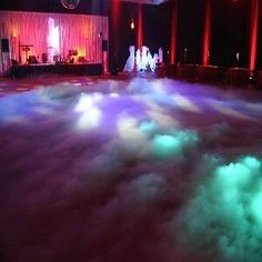 Theme ideas for ice and fire prom -either dry ice or for machine Led Lights Party, Party Dance Floor, School Dance Ideas, Wonderland Sweet 16, Homecoming Themes, Zombie Prom, Lighting Wedding, Quinceañera Ideas, Sweet 16 Themes