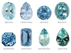 Aquamarine Gem, Colored Stones, Greenish Blue, Aquamarine Stone, Minerals And Gemstones, Blue Gems, Gems And Minerals