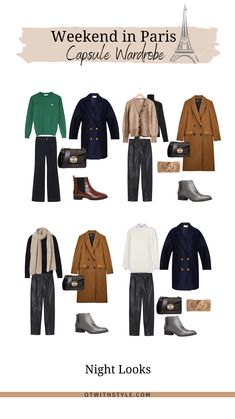 What to wear in Paris in fall? How to create a capsule wardrobe for a short vacation in Europe? Tips, packing essentials and outfit ideas for a Parisian style autumn wardrobe French Autumn Style, Vintage Paris Fashion, Beige Crewneck, Capsule Wardrobe Planning, French Capsule Wardrobe, Brown Chelsea Boots