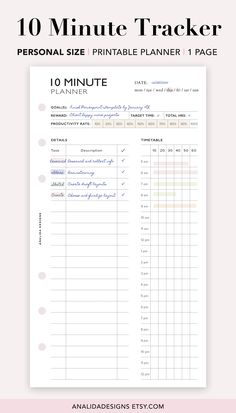 🖤 10 Minute Time Planner Printable - Visually track your time in 10 minutes Intervals to help boost productivity - great for house chores, work, or studying. Pomodoro Tracker Printable, Motemote 10 Minute Planner, Timeblock Planner, 10 Minute Planner Printable, Time Tracker Printable, 10 Minute Planner, Pomodoro Time, Pomodoro Planner, Today Planner