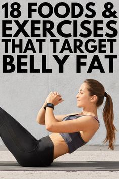 Learn how to burn belly fat fast and effectively with this collection of fat burning tips, foods, and exercises that target problem areas! Pasti Fit, Fat Burning Foods Belly, Fat Burning Tips, Belly Fat Diet, Lower Belly Fat, Abs Workout For Women, Lower Belly, Ab Workouts, Stomach Fat