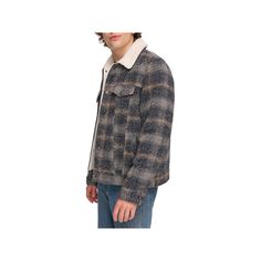 This Men's Levi's® Faux Wool Sherpa Lined Trucker Jacket is the perfect mix of fashion and warmth. /* desktop styles */ #aboutTheBrandTabContent h2 { font: 1.25em 'Gotham 7r', Helvetica, Arial, sans-serif; color: #3e3935; padding-top: .75em; } #aboutTheBrandTabContent p { font: .88em/1.62 'Gotham 5r', Helvetica, Arial, sans-serif; } #aboutTheBrandTabContent a { font: .88em 'Gotham 5r', Helvetica, Arial, sans-serif; }/* mcom styles */ #acc-aboutTheBrand h2 { font: 1.25em 'Gotham 7r', Helvetica, A P Font, A Font, Trucker Jacket, Sherpa Lined, Levis Men, Medium Blue, Mens Bottom, Wool Blend, Coats Jackets