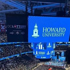 the crowd is watching an event at howard university