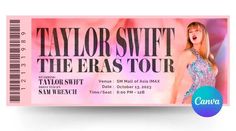 a ticket for taylor swift the eras tour