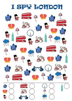 i spy london activity sheet for kids