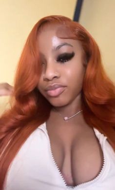 Fall Colored Wigs For Black Women, Ginger Weave Black Women, Black Women Hair Ideas, Wig Style Ideas, Hairstyles With Curled Hair, Cornrows Natural Hair, Honey Brown Hair, Pretty Lashes