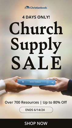 the church supply sale is up to 80 % off