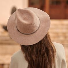 The EMES SHOP hat is detailed with minimalist slim braid trim. Features a woven material. small metallic tag detail. and fedora hat design.MATERIAL:100% Brushed Wool BlendCIRCUMFERENCE MEASUREMENTS: 56-58cm 22-23in Elegant Braided Hat With Curved Brim, Chic Braided Hat With Flat Brim, Braided Flat Brim Fedora, Skeleton Hat, Wide Brim Bucket Hat, Woven Hat, Womens Fedora, Bucket Hat Women, Trilby Hat