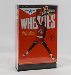 PRICES MAY VARY. Acrylic Hand-made acrylic 18 oz cereal box display Interior dimensions: 8 5/8" x 3 1/8" x 12 1/4" Designed to hold 1 Wheaties Cereal Box Black elevated black acrylic base Cereal box in photo not included with product Hand made acrylic 18 oz cereal box display Designed to hold 1 Wheaties Cereal Box Clear acrylic cover Black elevated black acrylic base Exterior dimensions: 8 7/8''x 3 3/8''x 13 3/4''Interior dimensions: 8 5/8''x 3 1/8''x 12 1/4''Cereal box in photo not included wit Wheaties Cereal, Box Display, Breakfast Of Champions, Acrylic Display, Display Design, Black Acrylic, Black Acrylics, Cover Black, Michael Jordan