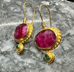 Designer Handmade Ruby Earring, 925K Silver Earring 24K Gold Over, Silver Earring, Personalized Gifts Gift for Her, by Hermes Silver - Etsy Emerald Band, Upcycled Vintage Jewelry, Ruby Earrings, Upcycled Vintage, Ruby, Gemstone Jewelry, Silver Earrings, Vintage Jewelry, Jewelry Collection