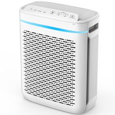 an air purifier with leaves coming out of it's back end