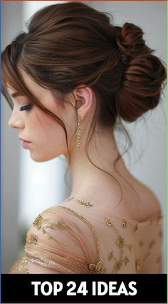 Embrace your special night with 24 bun hairstyles for prom 2024These stylish updos are designed to make you shineWhether you're after sophisticated chignons or playful messy bunsyou'll find the perfect bun hairstyle for prom in our selection. Prom Bun Hairstyles, Bun Hairstyles For Prom, Easy Prom Hairstyles, Gala Hair, Stylish Updos, Hairstyle For Prom, Side Bun Hairstyles, Prom Bun, Prom Buns