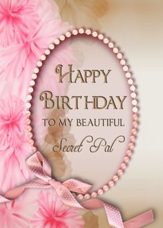 Birthday,Secret Pal, Pink Delicate Flowers with Beaded Oval Inset card Secret Pal, Mothering Sunday, Graduation Invitations Template, Best Mothers Day Gifts, Mothers Day Crafts For Kids, Floral Card, Delicate Flowers, Mothers Day Crafts, Mothers Day Cards