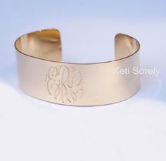 KetiSorelyDesigns Elegant Gold Hand Stamped Bracelets, Personalized Gold Cuff Jewelry, Elegant Monogram Jewelry For Bridesmaid Gift, Personalized Engraved Gold Cuff Bracelet, Engraved Gold Cuff Bracelet For Personalized Gift, Gold Engraved Cuff Bracelet For Personalized Gift, Elegant Adjustable Cuff Bracelet With Engraving Option, Elegant Gold Personalized Cuff Bracelet, Elegant Rose Gold Laser Engraved Jewelry