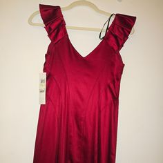 Beautiful Red Cocktail Dress. Holiday Red Sleeveless Midi Dress, Red Lined Midi Dress For Evening, Red Lined Maxi Dress For Evening, Elegant Red Lined Midi Dress, Red V-neck Midi Dress For Holiday, Red Lined Midi Dress For Cocktail, Red Lined Midi Dress For Party, Cold Shoulder Shift Dress, London Red