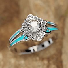 Desert Bloom Ring - Serene Western Sunburst Ring, Rings In Gold, Desert Bloom, Belt Ring, Geometric Ring, Round Moissanite, Turquoise Rings, Delicate Rings, Ring Size Guide