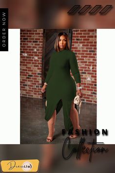 Plus Size Solid Knitted Irregular Long Sleeve Dress Casual Long Midi Dress For Party, Casual Asymmetrical Dress For Fall Party, Casual Fitted Asymmetrical Dress With Long Sleeves, Casual Fitted Asymmetrical Long Sleeve Dress, Casual Long Sleeve Fitted Asymmetrical Dress, Casual Asymmetrical Midi Dress For Fall, Casual Asymmetrical Hem Winter Dress, Casual Asymmetrical Dress For Fall, Casual Winter Dress With Asymmetrical Hem